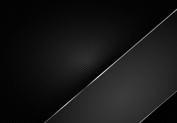 Абстрактное серебро на дизайне сетки из темного металла
