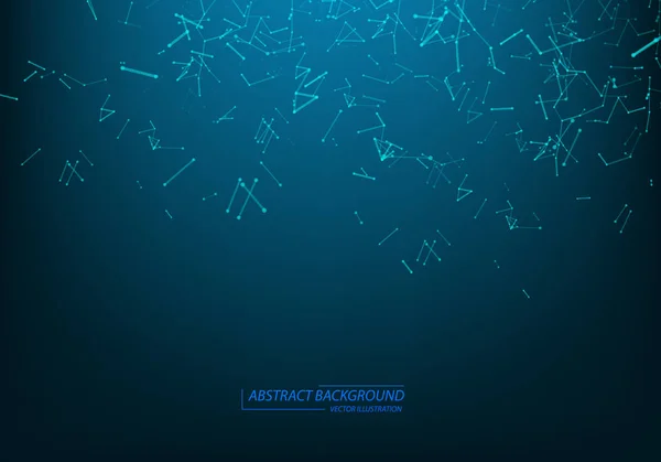 Fondo abstracto del vector. Tarjeta de estilo poligonal futurista. Bac. — Vector de stock