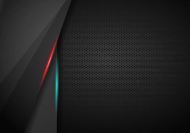 soyut modern metalik kırmızı siyah çerçeve spor oyun teknoloji kibe