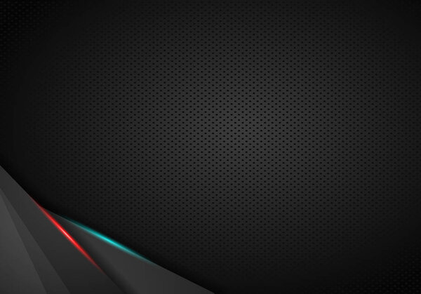 Черный с красной и синей рамками.
