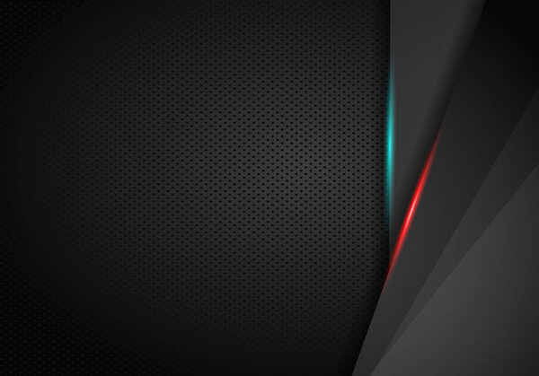 абстрактный острый металлический кадр красный черный спортивный концепт геймер bac
