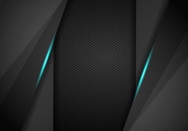 Soyut modern Mavi Siyah karbon fiber malzeme tasarımına dokulu