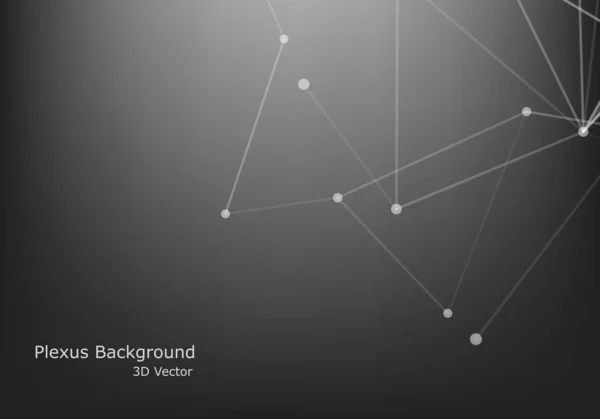 Vector abstracto futurista digital paisaje con partículas puntos — Vector de stock