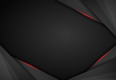 Soyut Metalik Modern Kırmızı Çerçeve Tasarımı Yeniliği