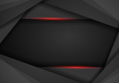 Soyut Metalik Modern Kırmızı Çerçeve Tasarımı Yeniliği