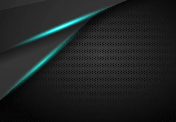Abstract metallic black blue frame sport design concept innovati — Stock Vector