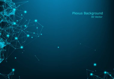 Soyut teknoloji mavi kablo ağı fütürist kablo verisi 