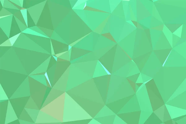 Abstrakter Texturierter Hellgrüner Polygonaler Hintergrund Low Poly Geometrie Bestehend Aus — Stockvektor