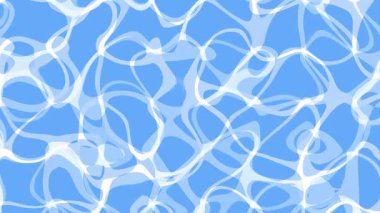 Bu soyut animasyon arka planında açık mavi ve beyaz akışkan dalgalar yer alır ve sakin bir su altı atmosferi yaratır. Çeşitli yaratıcı projeler için ideal.