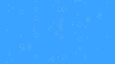 Bu düz animasyon arkaplanı, dingin ve oyuncu bir tasarım için yüzen kabarcıklarla açık mavi bir renk içerir. Yaratıcı projeler için mükemmel.