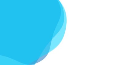 Bu soyut sıvı animasyon arka planı pürüzsüz mavi dalgalar ve modern tasarım içerir, yaratıcı projeler, sunumlar ve görsel estetik için mükemmeldir..