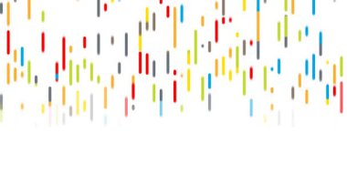 Canlı animasyon arka plan dikey çizgileri olan renkli yağmur desenlerini tasvir ediyor, yaratıcı projeler için mükemmel, görsel cazibe ve ruh halini geliştiren.