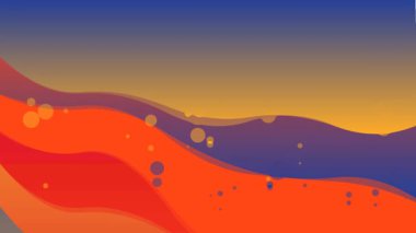 Renkli dalgalar ve pürüzsüz dokular içeren canlı soyut animasyon arka planı, çeşitli yaratıcı projeler, dijital sanat veya marka tasarımları için idealdir..