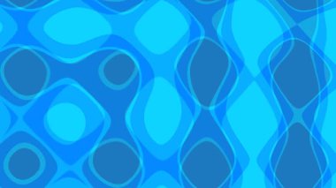 Pürüzsüz dalgaların ve parazitlerin olduğu canlı mavi animasyon arka planı. Yaratıcı projeler, dijital grafikler veya sanatsal uygulamalar için mükemmel.