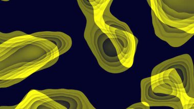 Canlı kağıt, düz katmanlı çevre şekilleri içeren animasyon arka planını kesiyor. Bu soyut tasarım çeşitli görsel projelere yaratıcılık katar.