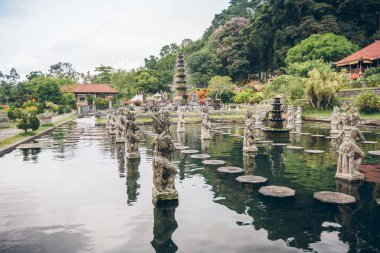 Doğu Bali, Endonezya 'daki Tirta Gangga Su Sarayı' nda su havuzu