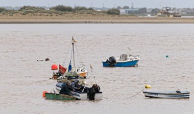 Sanlucar de Barrameda, İspanya. 15 Mart 2018. Guadalquivir 'in ağzındaki bazı balıkçıların hayatı..