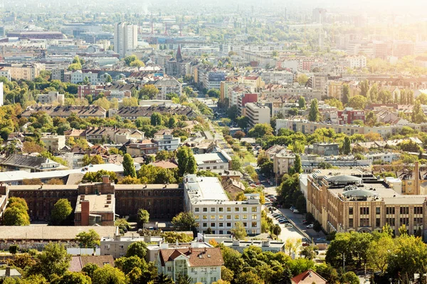 Cityscape Budapest City Hungary Aerial View — Stock Photo, Image