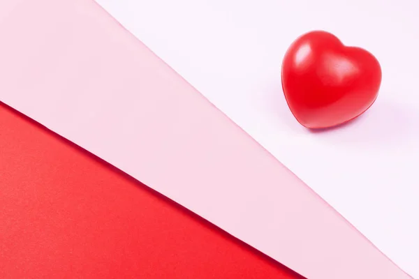 Red heart love symbol — Stock Photo, Image