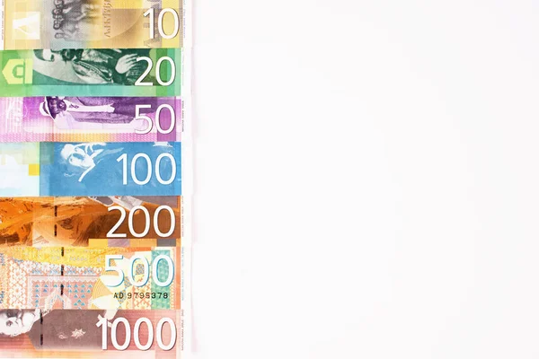 Notas de dinar sérvio — Fotografia de Stock