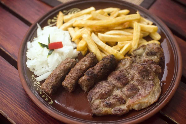 Harina de carne porción de comida rápida —  Fotos de Stock