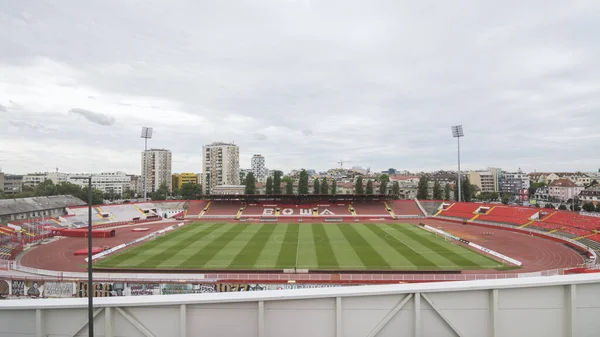Serbia Novi Sad Czerwca 2020 Pusty Stadion Piłkarski Lub Stadion — Zdjęcie stockowe