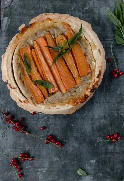 Pastel de verduras - foto de stock