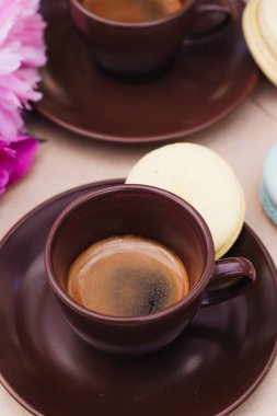 kahverengi fincan kahve, sabah içki 