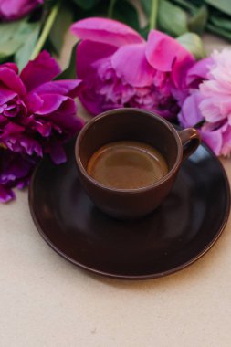 kahverengi fincan kahve, sabah içki 