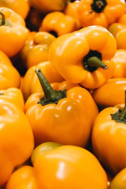 sarı taze kırmızı biber biber, yemek arka plan yığını 