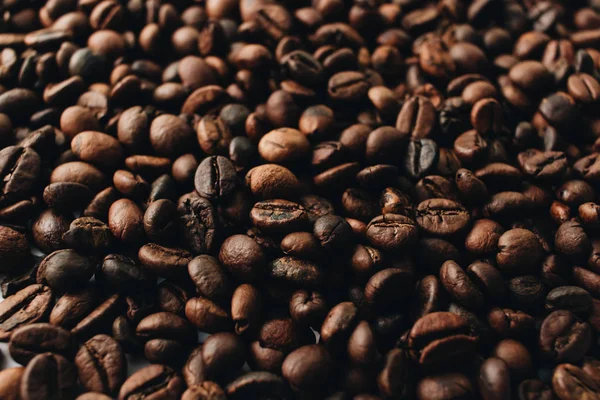 Close View Roasted Coffee Beans — Stock Photo, Image