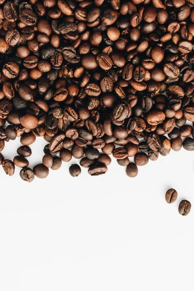 Close View Roasted Coffee Beans — Stock Photo, Image