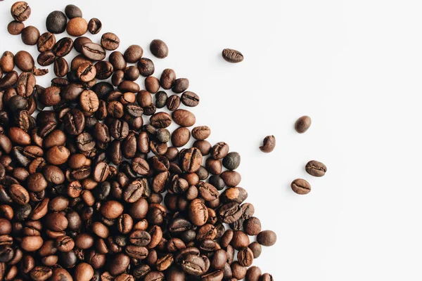 Close View Roasted Coffee Beans — Stock Photo, Image