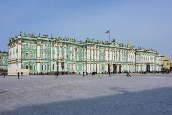 Winter Palace (Hermitage museum) in center of Saint Petersburg, Russia