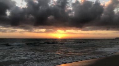 Dominik Cumhuriyeti okyanusta harika sunrise