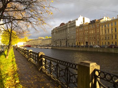 St. Petersburg 'daki Embankment görünümü