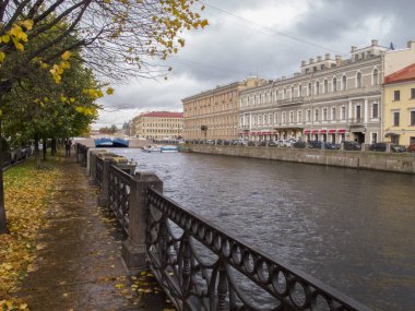 St. Petersburg 'daki Embankment görünümü