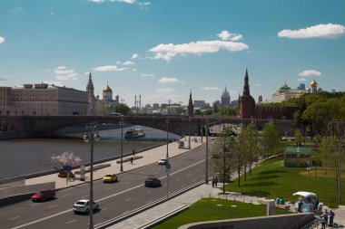 Moskova'daki kremlin set of görünümü