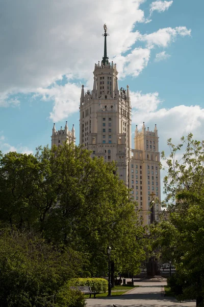 Blick Auf Moskaus Wolkenkratzer — Stockfoto