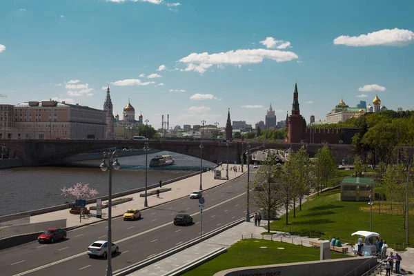 View Kremlin Embankment Moscow — Stock Photo, Image