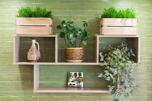 Interior Bamboo Wall — Stock Photo, Image