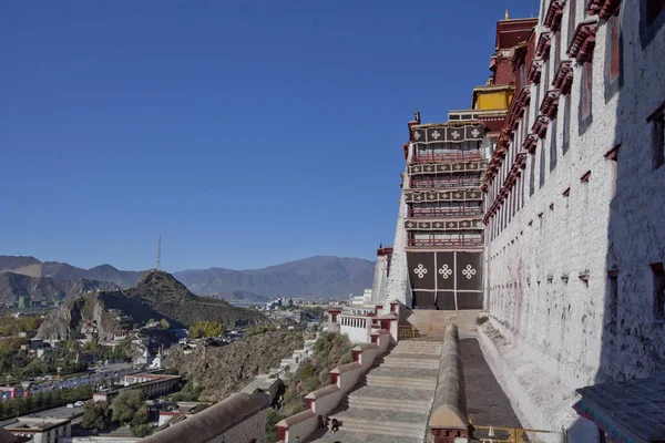 Palácio Potala Tibete China — Fotografia de Stock