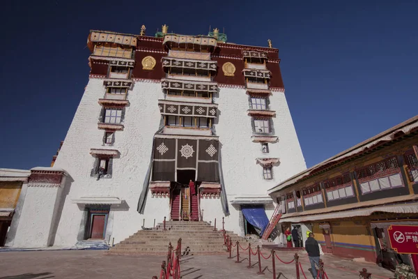 Potala Palast Tibet China — Stockfoto