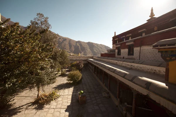 Verträumtes Kloster Tibet — Stockfoto