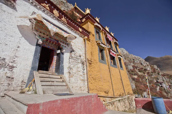 Mosteiro Das Cavernas Tibete — Fotografia de Stock