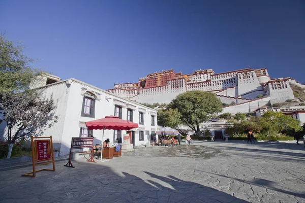 Potala Palast Tibet China — Stockfoto