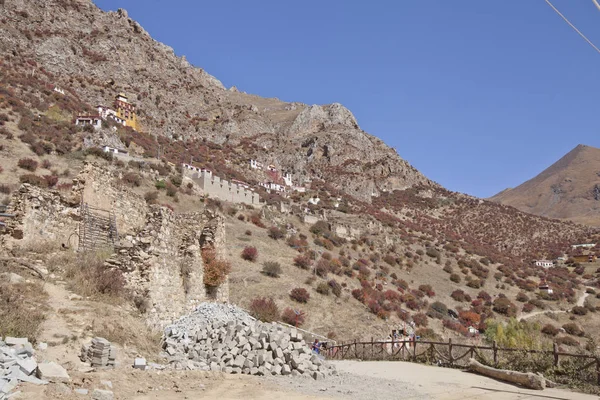 Grotta Kloster Tibet — Stockfoto
