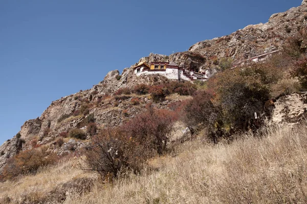 Grotta Kloster Tibet — Stockfoto