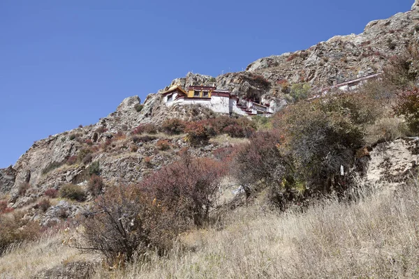 Grotta Kloster Tibet — Stockfoto