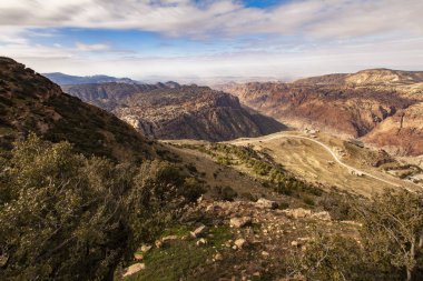 Ürdün'de dağ manzarası